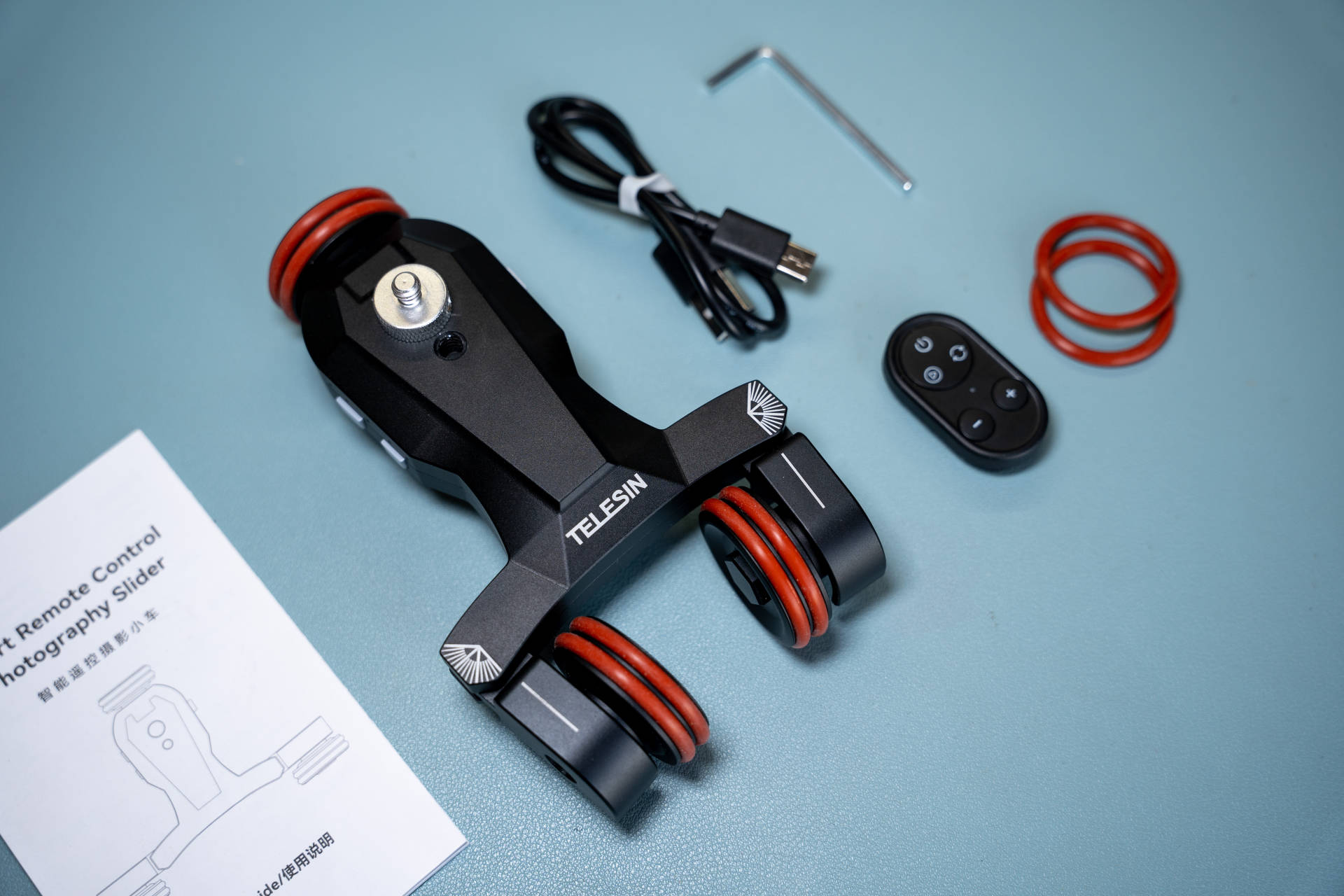 拍摄产品视频一定要用滑轨才稳？泰迅无线遥控智能摄影小车帮你忙