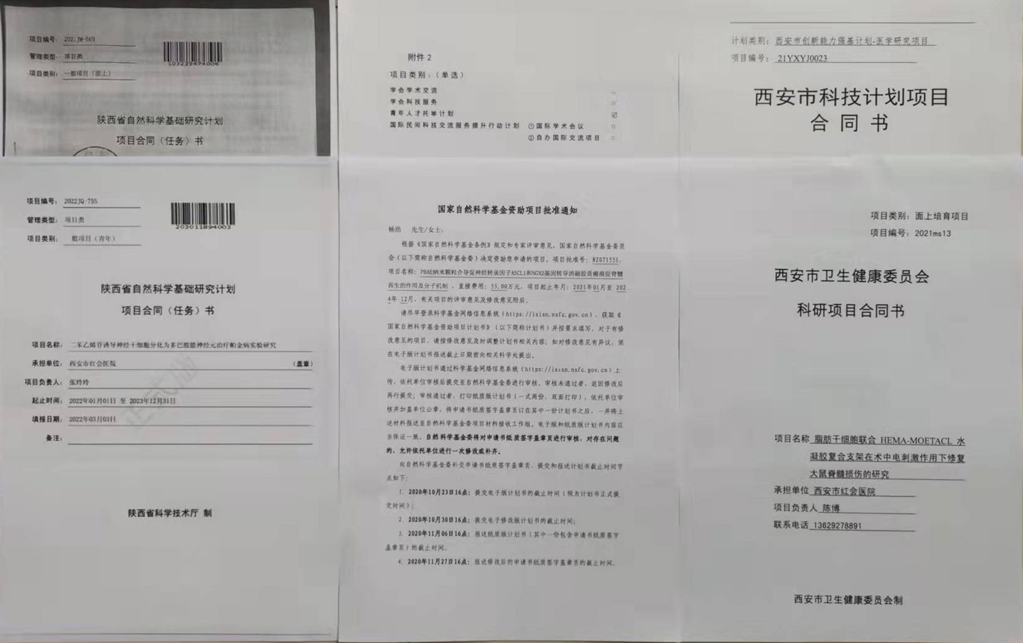 喜讯！西安市红会医院转化医学中心再添科研立项