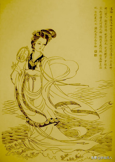 古代美女图(贺岁书画欣赏：古代小说与传说的仕女画像)