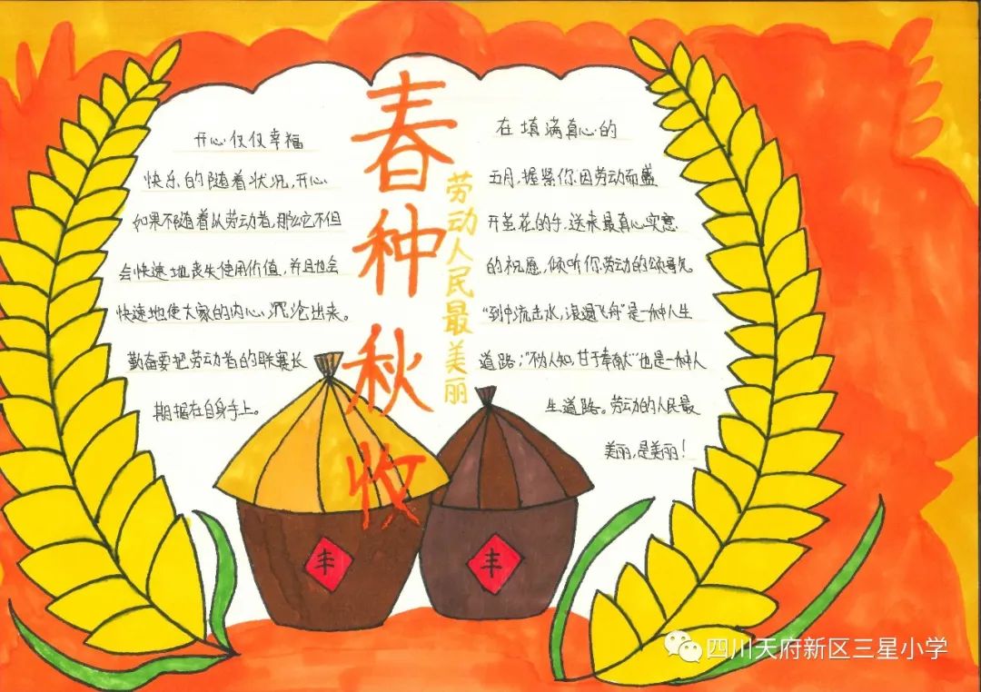 致敬最可爱的人——四川天府新区三星小学开展劳动实践周系列活动