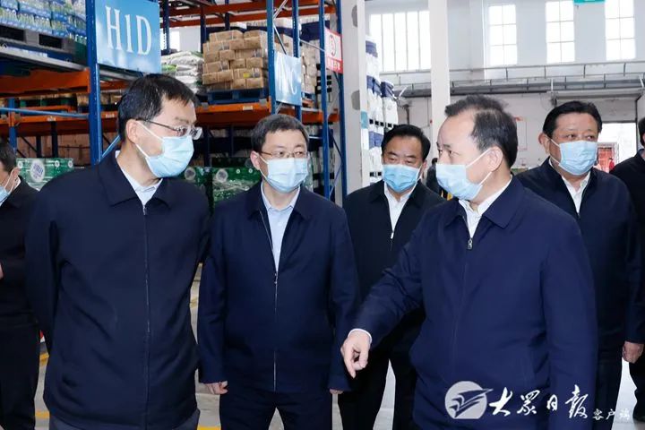 李干杰在济南调研安全生产和疫情防控工作