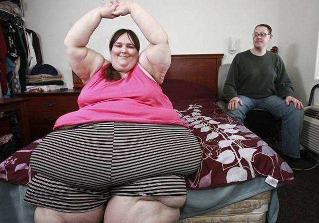 世界第一胖：重达1450斤破纪录，因胖被高富帅狂追，婚后育有2子