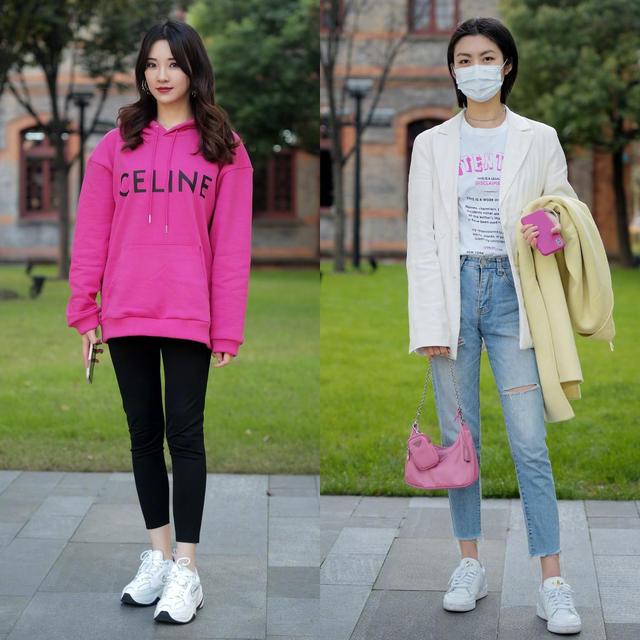 板鞋搭配配什么裤子比较好小白鞋春季怎么搭配衣服和裤子