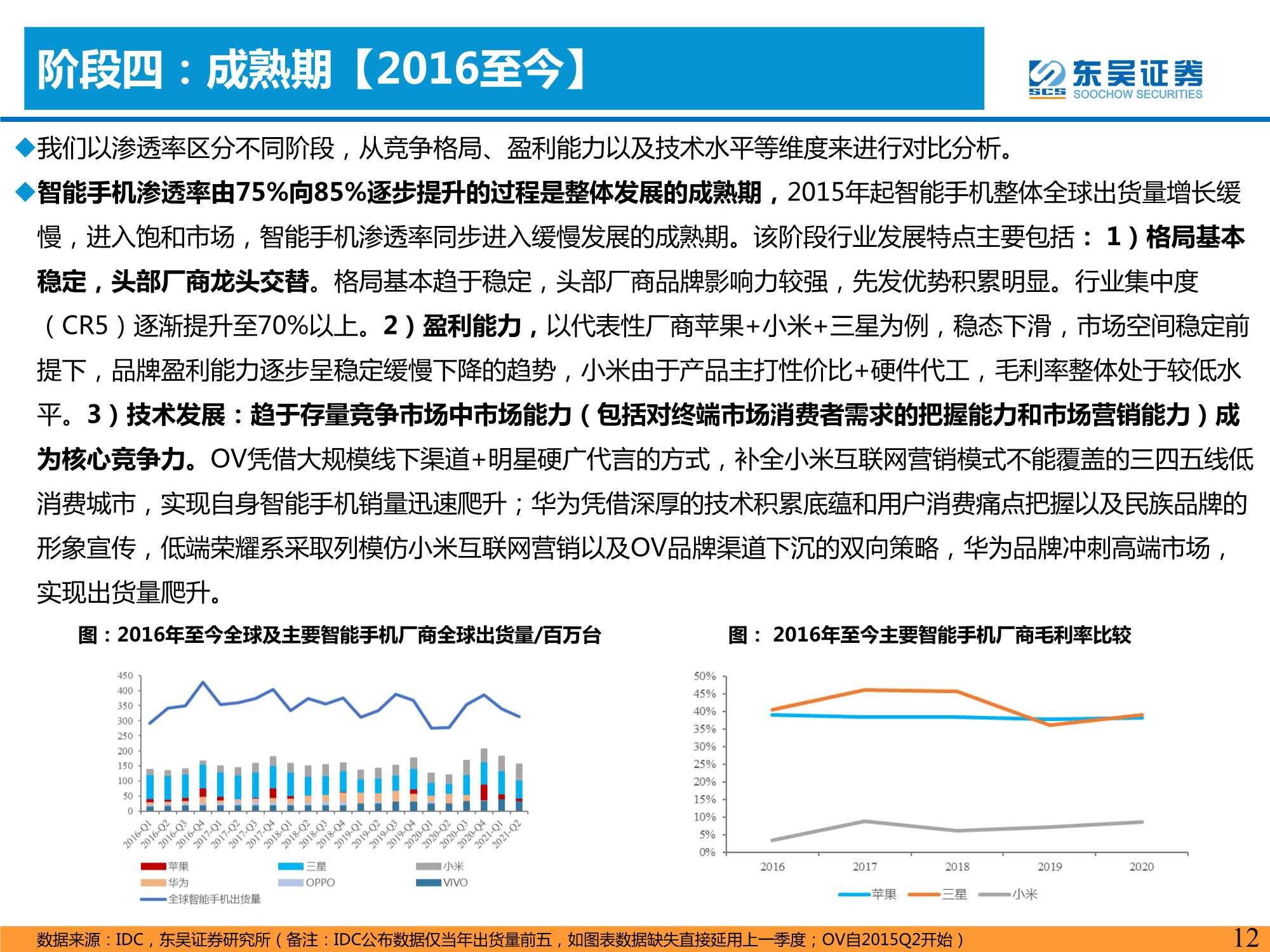 汽车与零部件行业：智能手机深度复盘对整车格局启示（上）