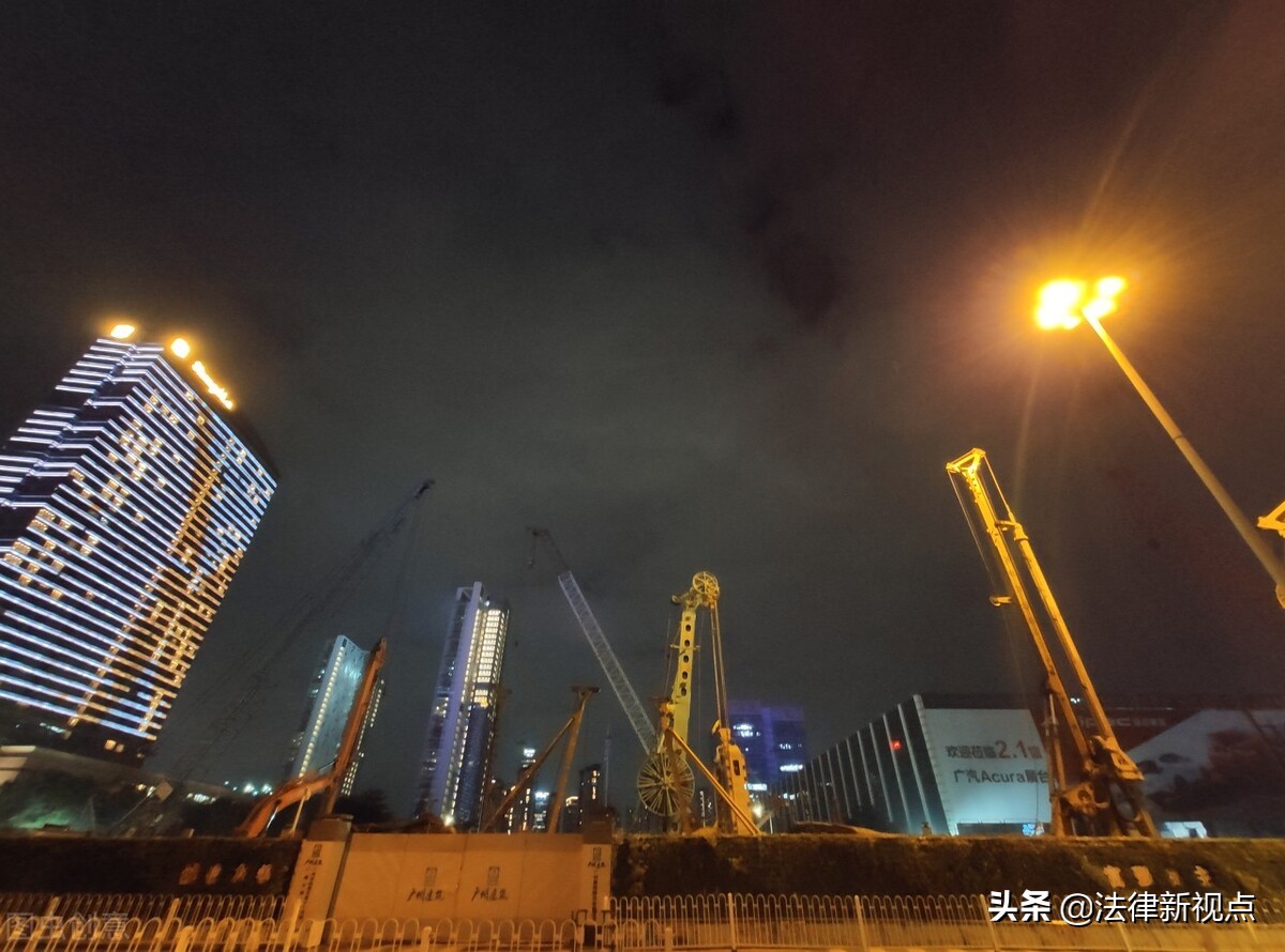 依法行政為何難？南通二建集團無證夜間施工被罰款