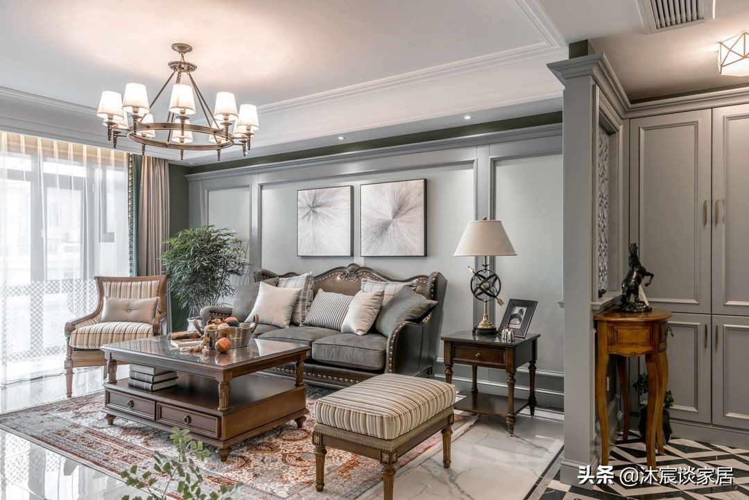 她不要“网红”风格，新家装成经典美式风，随处可见的优雅与浪漫