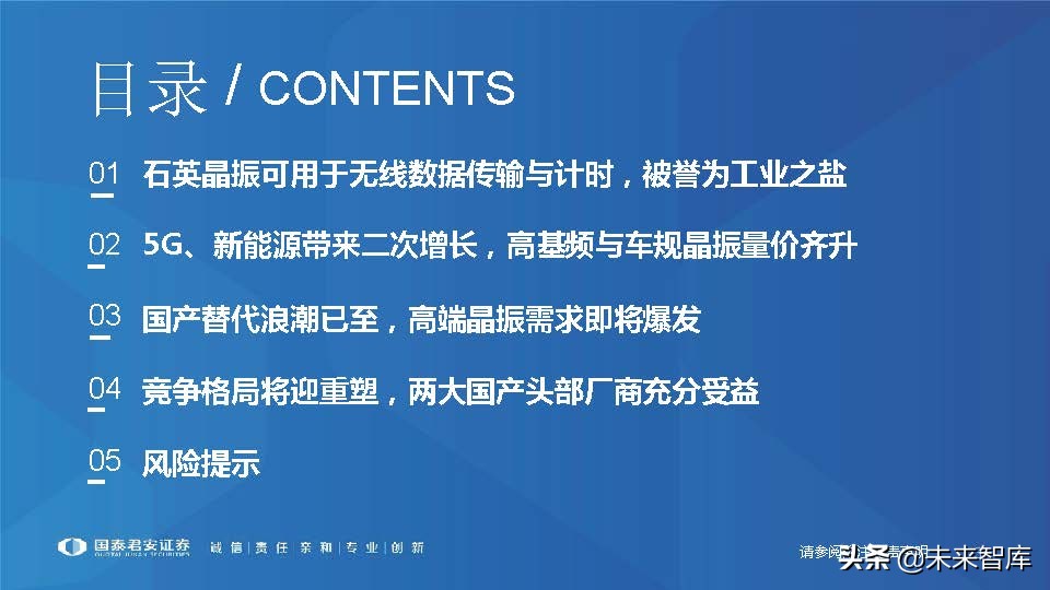 晶振行业前景分析（晶振行业专题研究报告）