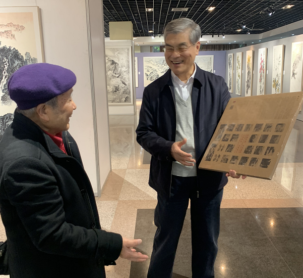 壮丽江山·书画篆刻作品展在浙江图书馆开幕