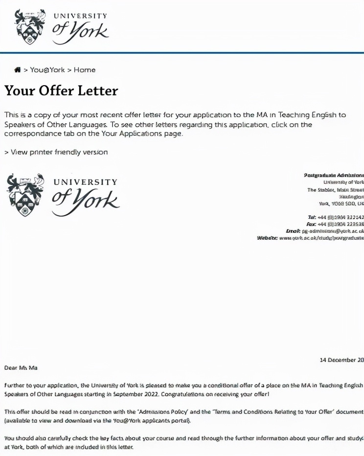 约克大学：一所历史悠久，科研实力雄厚堪比剑桥的大学