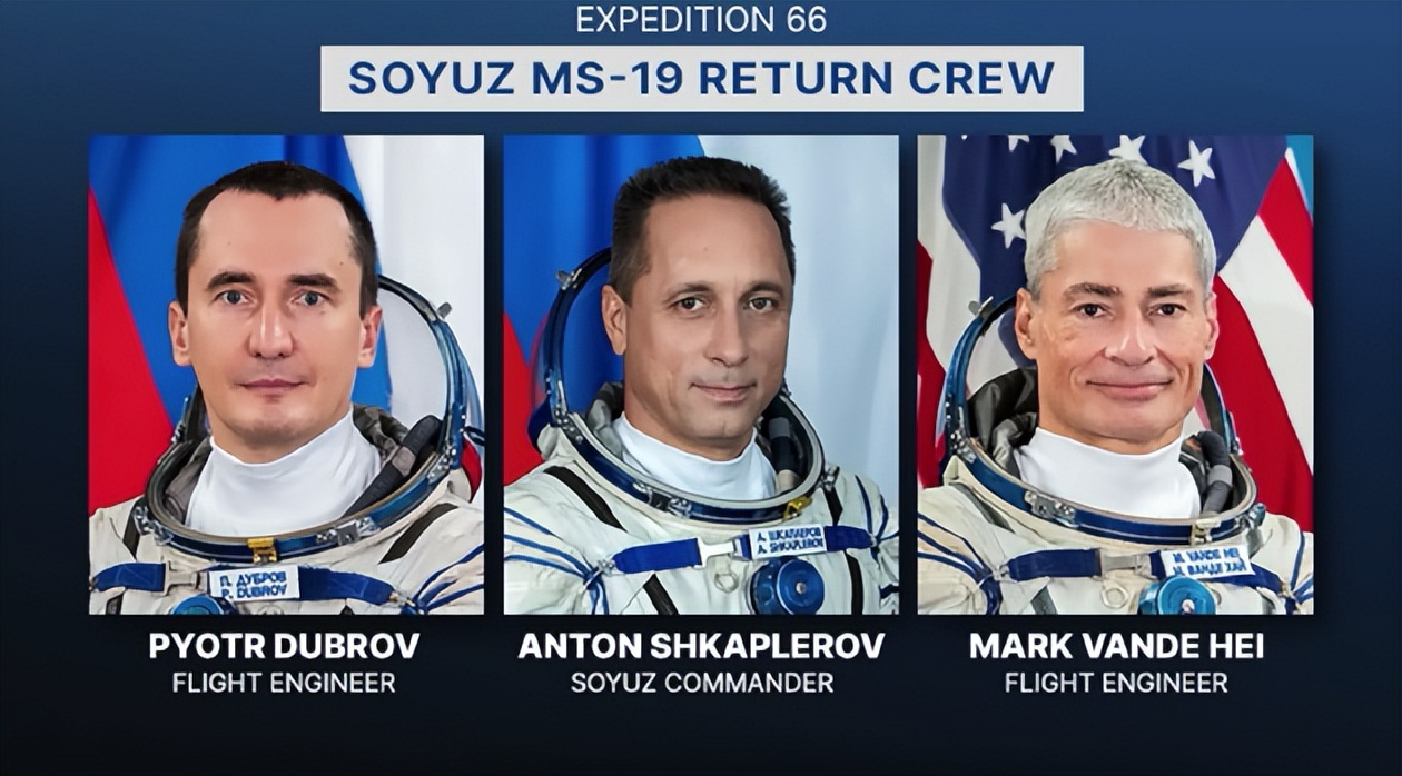 美国宇航员搭乘俄飞船返回地球，落地后开心竖起大拇指