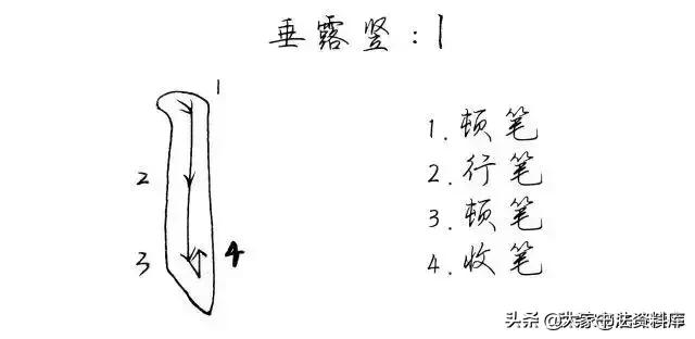 干货！硬笔行楷基础笔画教程