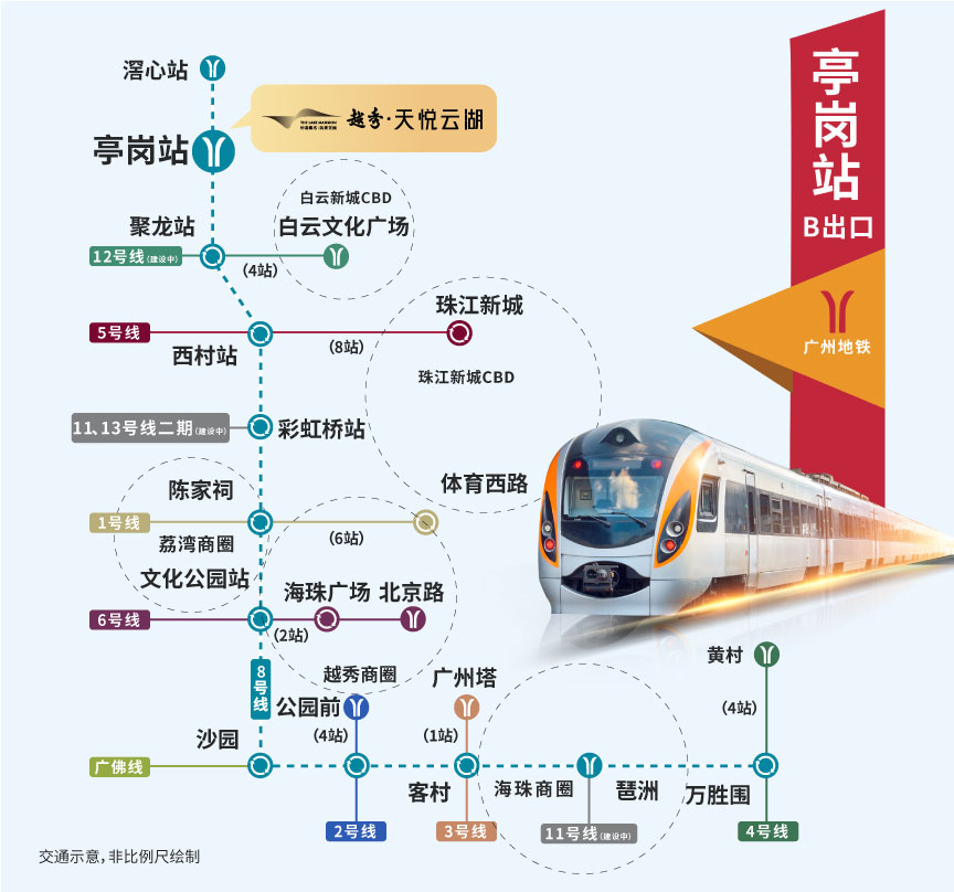 窗望湖景，楼下地铁！广州一手均价就能买到中心区？