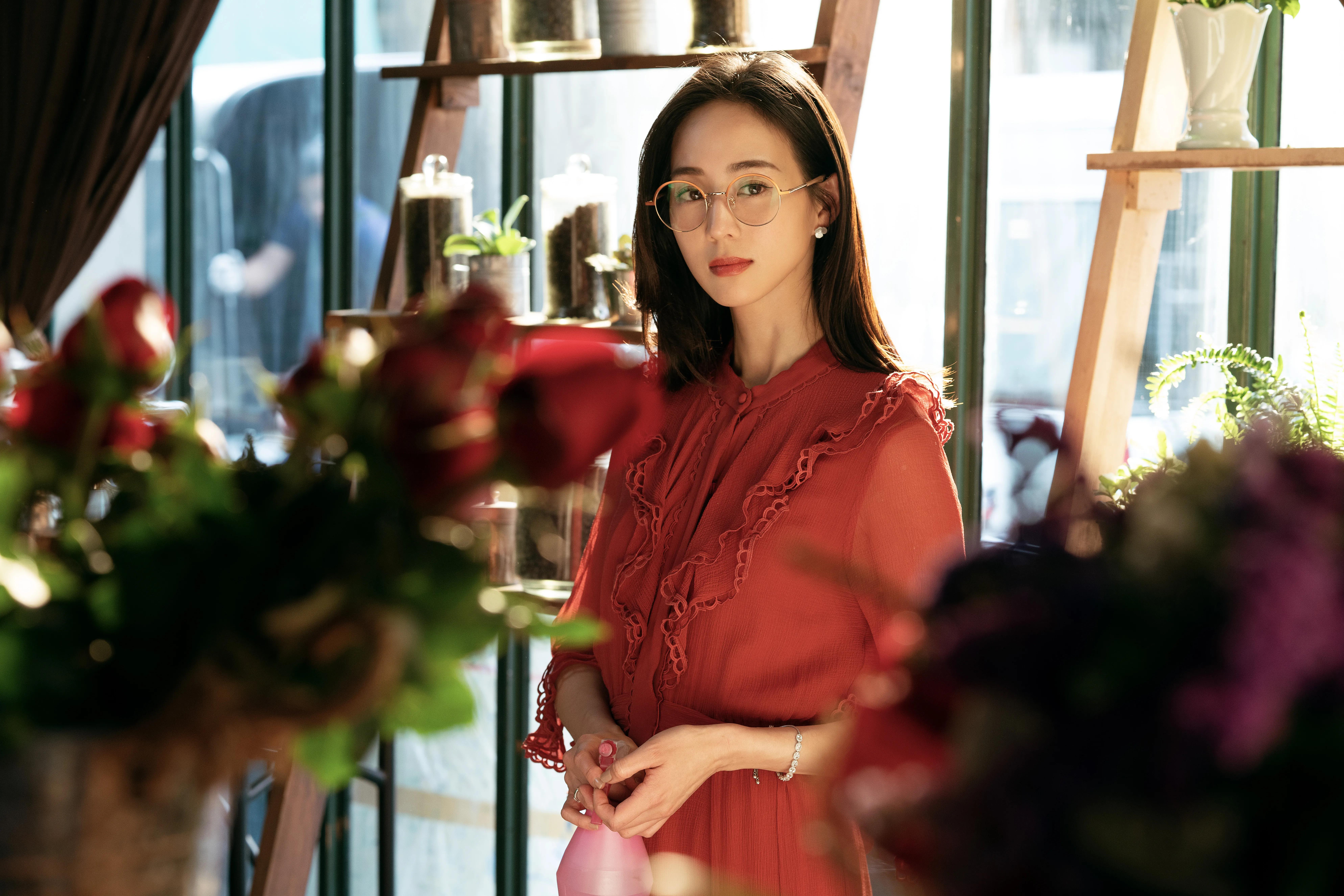 《唐人街探案》张钧甯lvy玫瑰红长裙高清原图