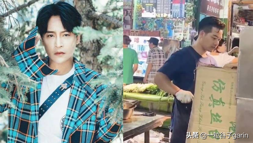 一家云南烤肉摊老板长得像张国荣