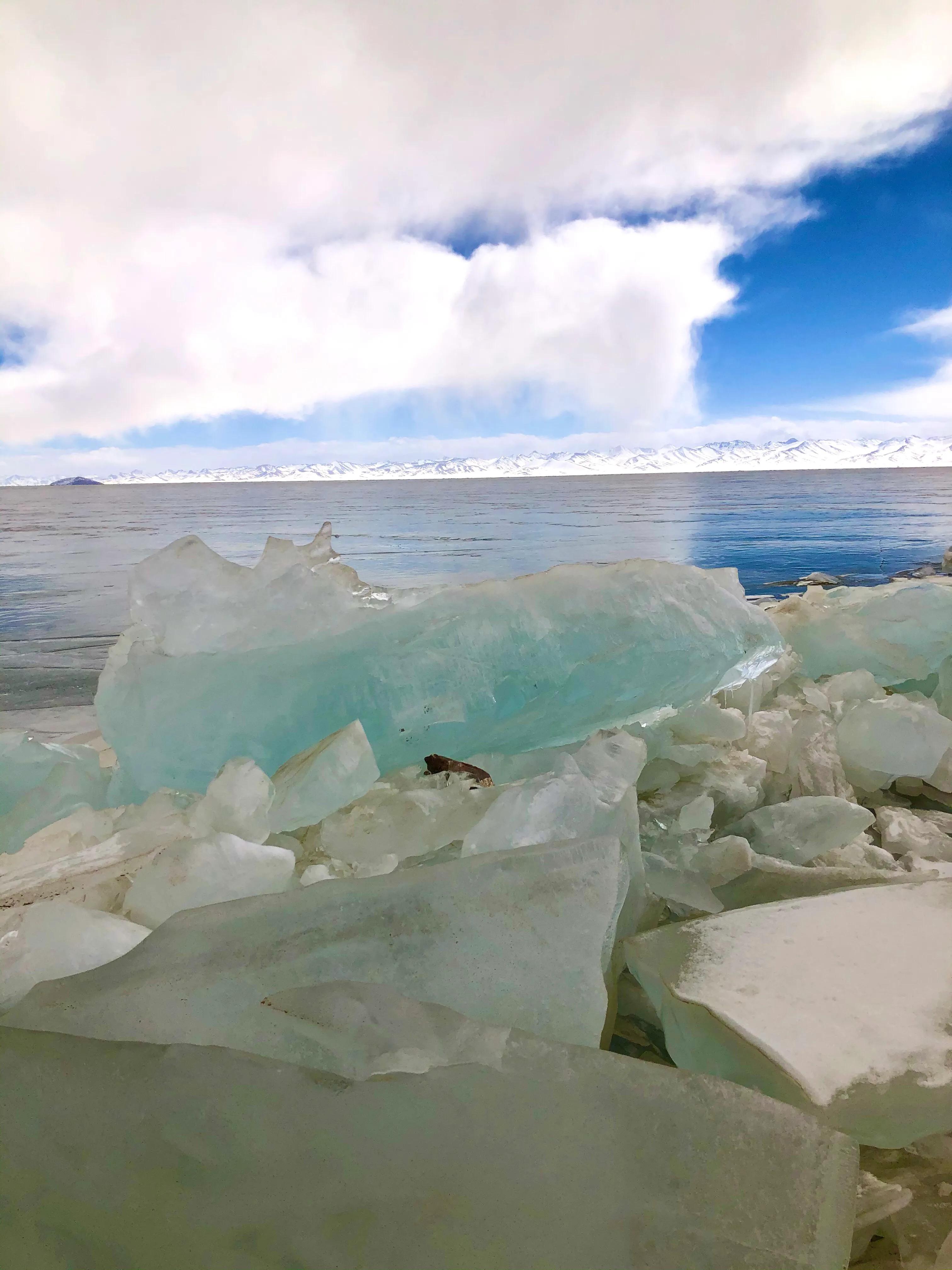 蓝冰纳木错，才是真正的盛世美颜