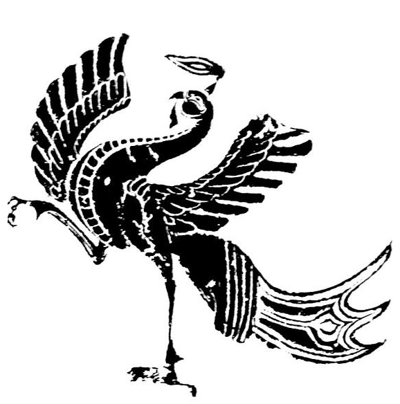 汉画像砖上的凤凰汉画像砖上凤凰汉瓦当上的凤凰隋唐时代的凤凰,开始