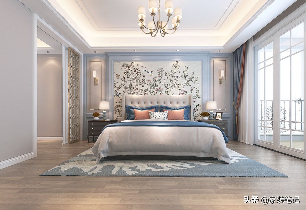 长沙夫妻三层别墅，选择装修简单的美式风格，家里面充满了温馨感