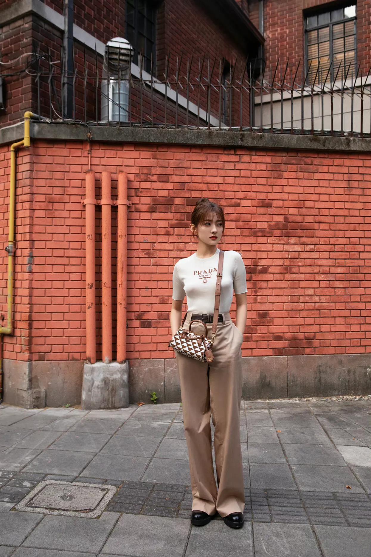 梁洁蜜茶棕发色