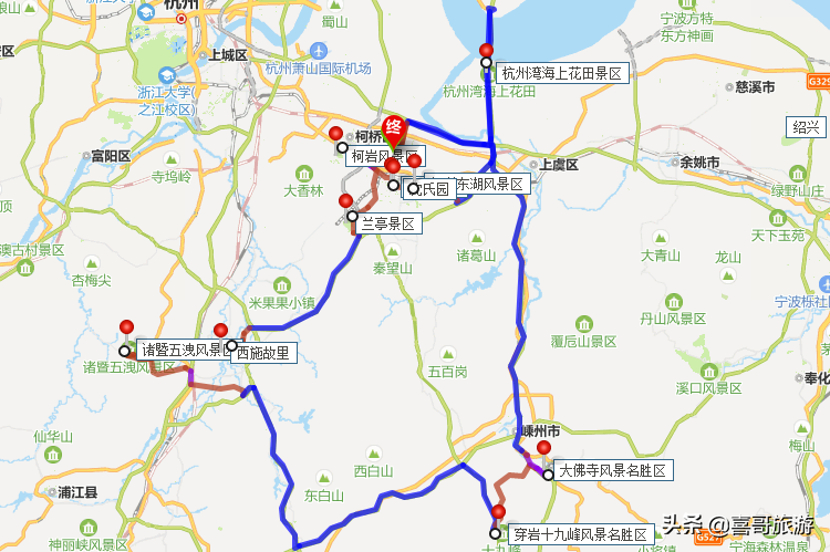 浙江省绍兴市十大景区有哪些？自驾游如何安排行程？