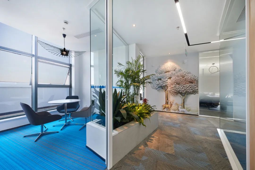 接待区，办公室装修中的重要担当