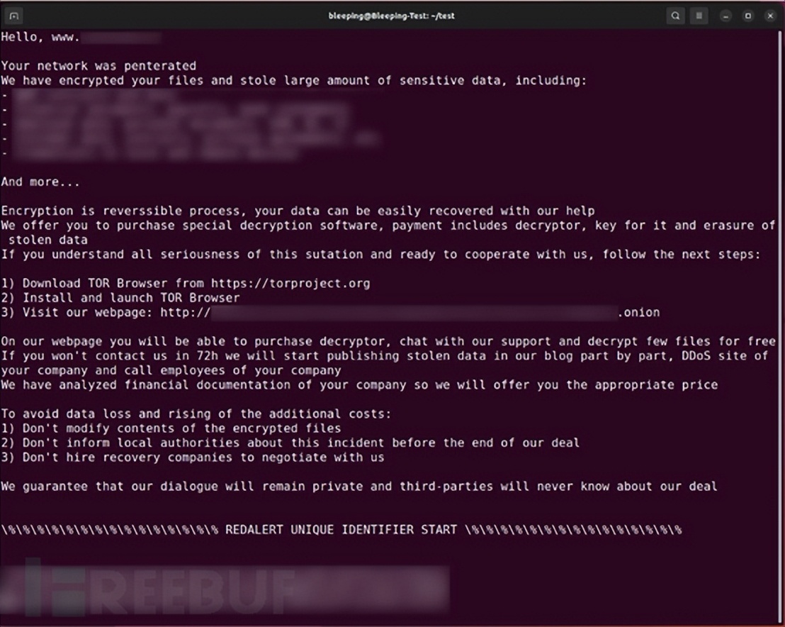 新勒索軟件RedAlert來襲！已有Windows、Linux等服務器中招