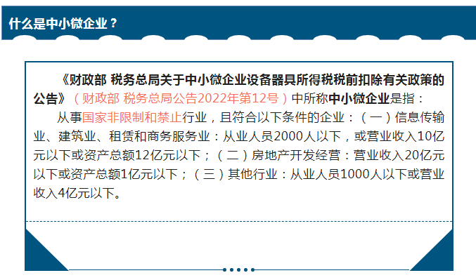 2022中小微、小微，小型、微型、小型微利企業劃分標準，一文看懂
