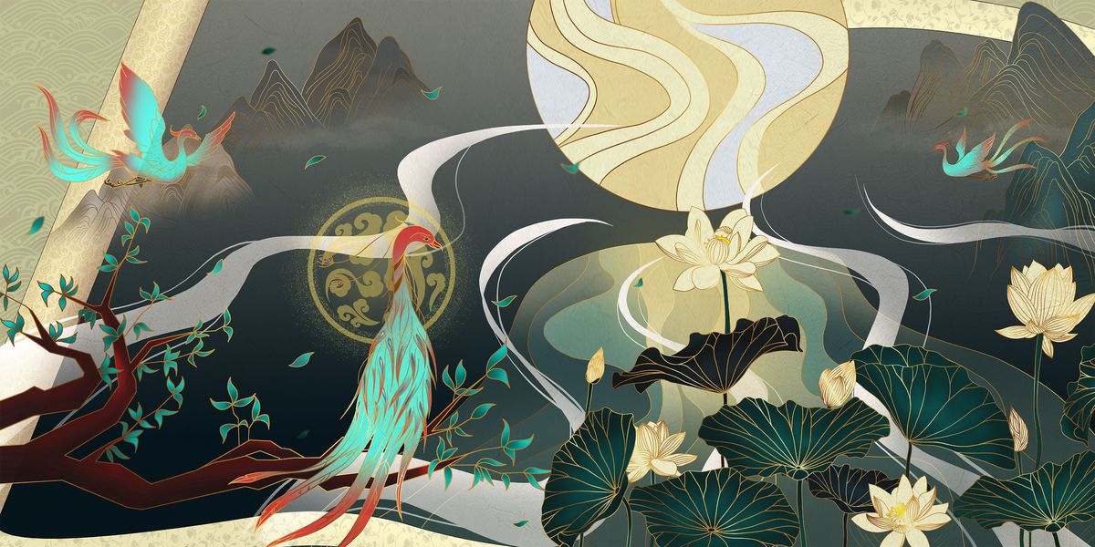 山海经最强十大神兽：鲲鹏吞噬万物只能垫底，瑞兽不能进前三