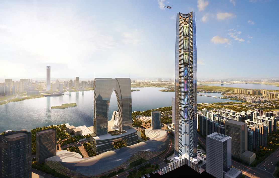 苏州中南中心(499.15米,苏州未来第一高楼!中南中心最新动态)