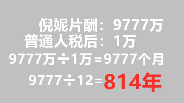 天价片酬何时休？这些大明星的收入，普通人要不吃不喝挣一千年