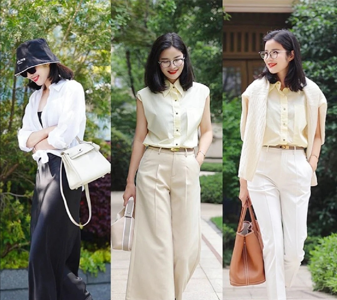 成熟女人的夏装搭配:她们穿衣从不随便,这些范例高级又显瘦
