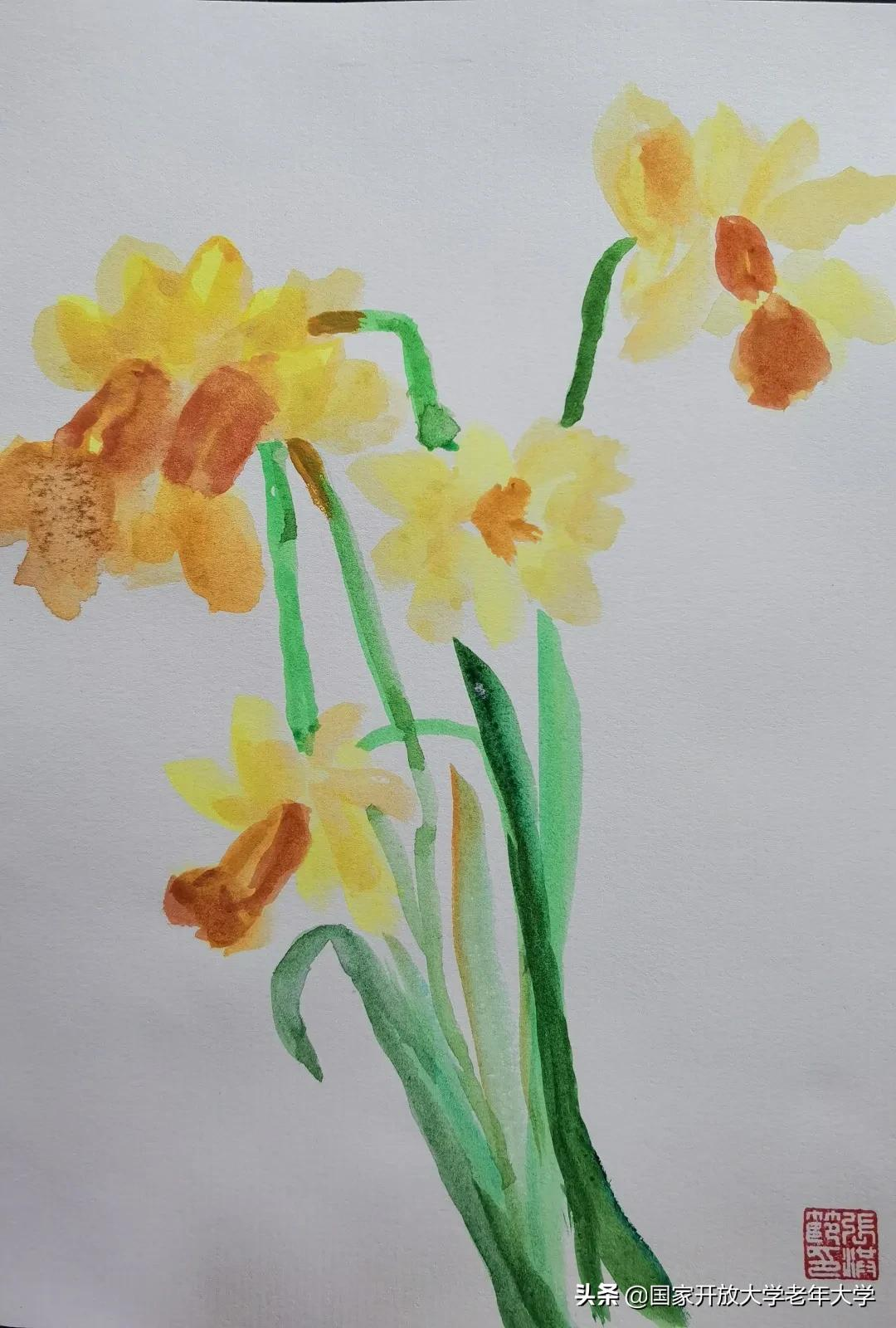 在校园·良作 | 水彩让我们的青春重新绽放——水彩画初级班学员作品