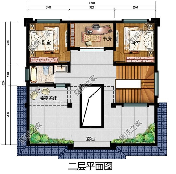 别墅小庭院设计效果图，这才是最适合国人的生活方式