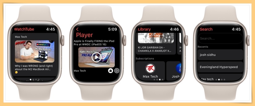 运动时iPhone不在身边！下载这个App用Apple Watch来看YouTube