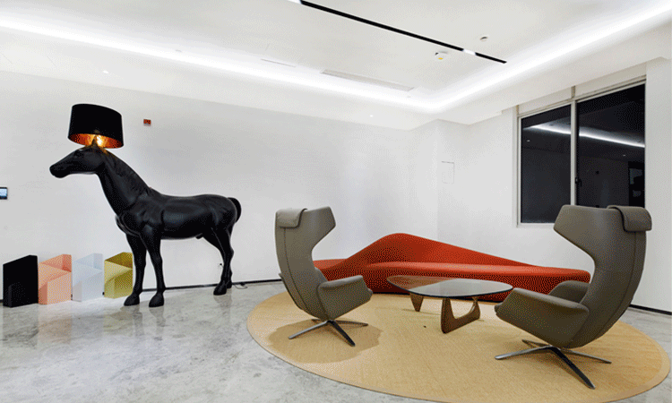 接待区，办公室装修中的重要担当