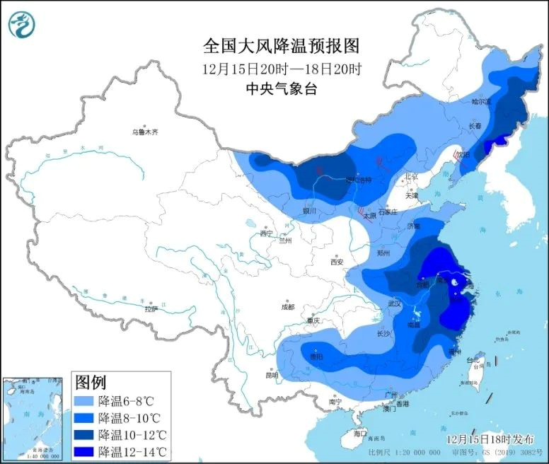 一股新的冷空气正蓄势待发我国不少地方气温将迎来速降据预测