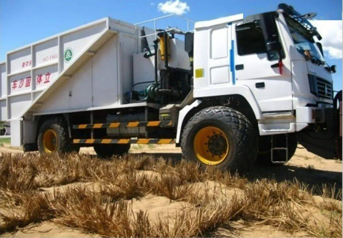 中国黑科技：“吞沙巨兽”，一天能吞食40亩沙漠，已投入甘肃建设