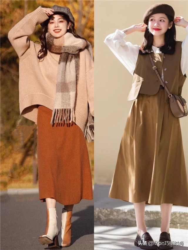 卡其色过时了，今秋流行“栗子色”，流行指数飙升，显白又衬肤
