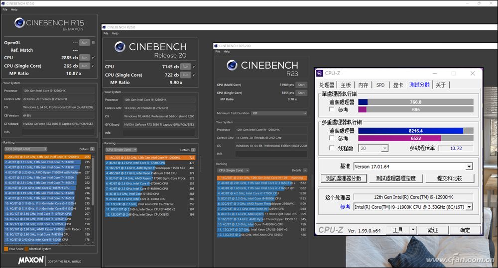 i9-12900HK+RTX 3080 Ti强强联手！微星强袭GE76评测