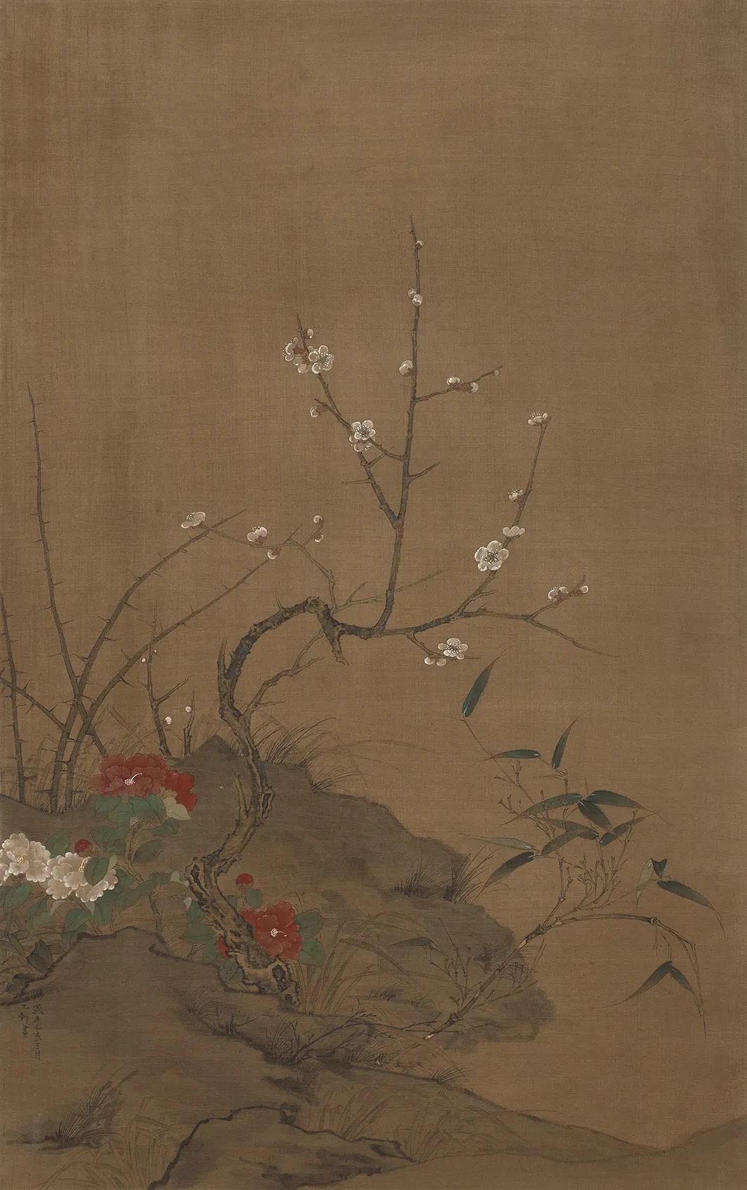 款款翩翩，不疑春深画中