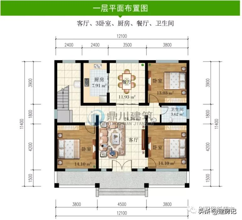 江西18款一层农村别墅，各有特色，低造价15万建房，人人都建得起