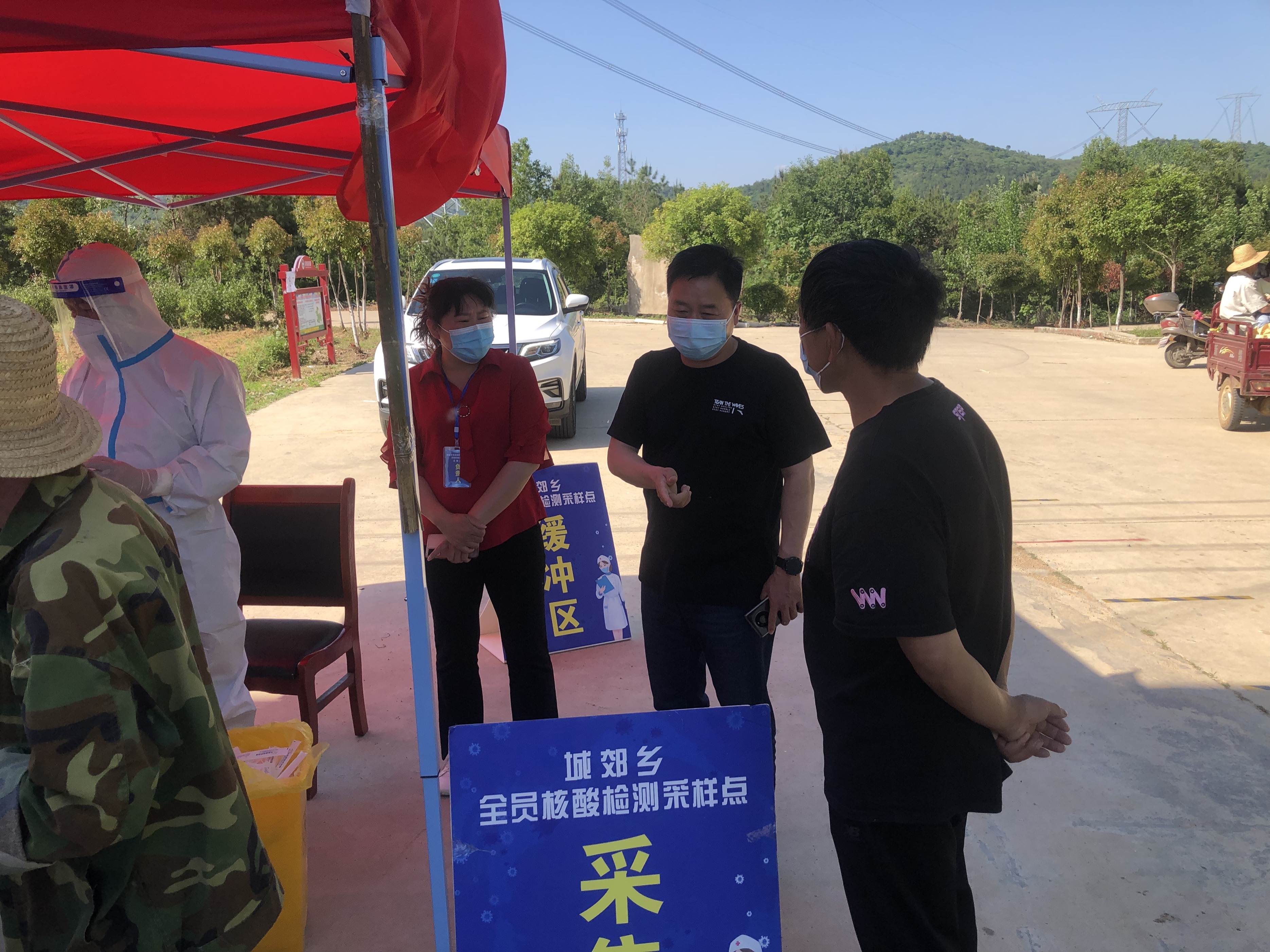 桐柏县城郊乡：“疫”心为民 二次全员核酸