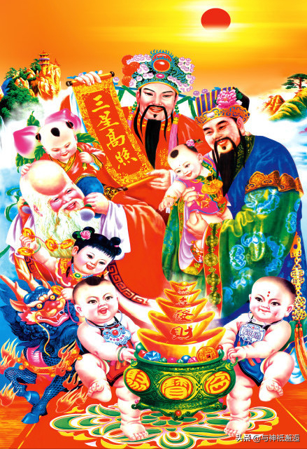 天官赐福,福星高照,福禄寿全——中国那些讨人喜欢的福神们