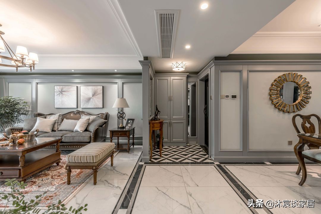 她不要“网红”风格，新家装成经典美式风，随处可见的优雅与浪漫