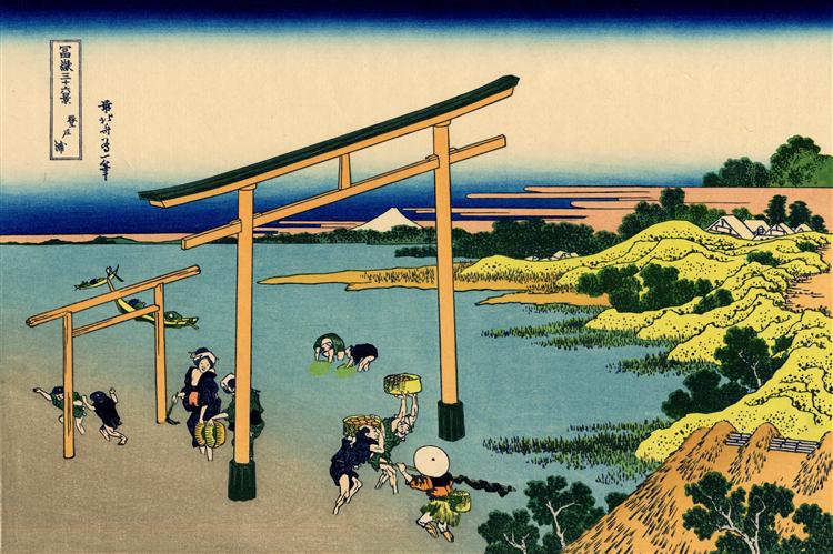 日本江户时代后期浮世绘画家葛饰北斋