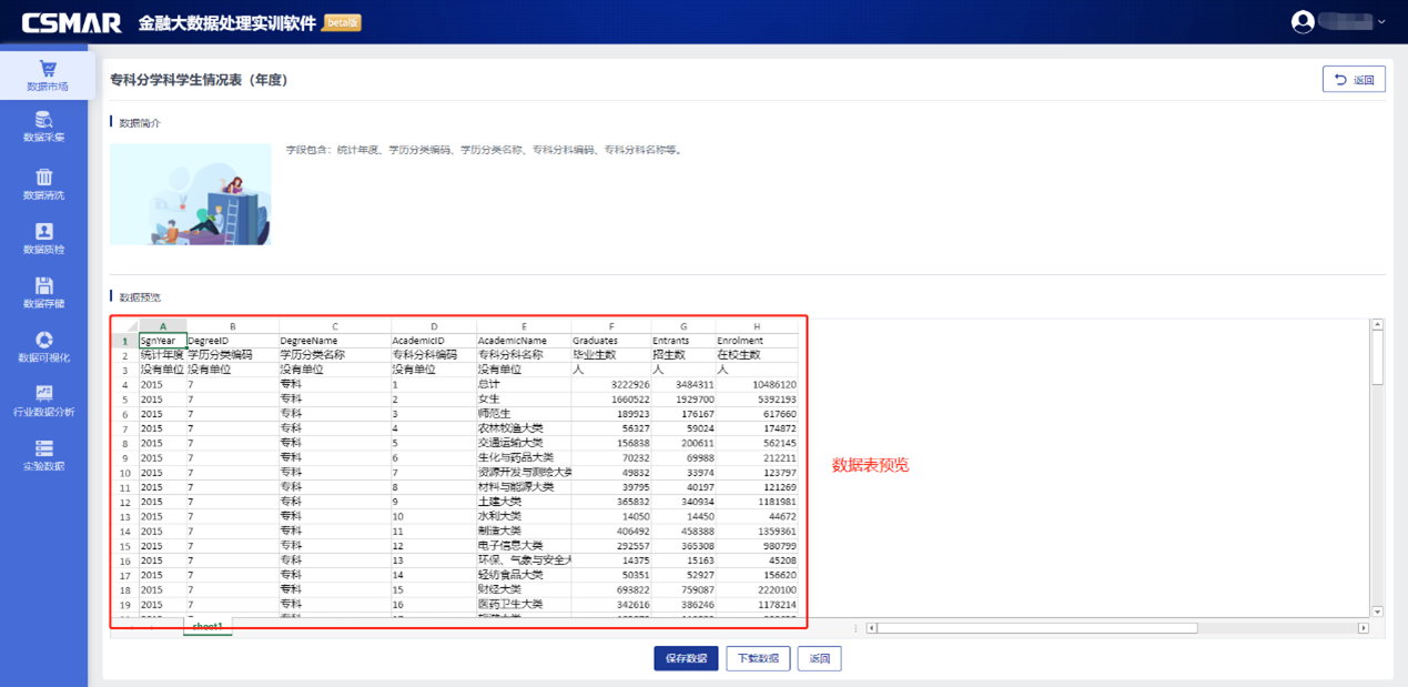 希施玛数据科技 – 金融大数据处理实验实训教学平台