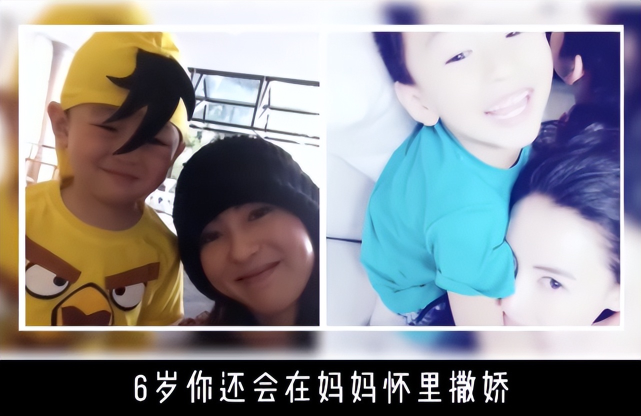 张柏芝42岁生日晒与俩儿子合照，Lucas和弟弟夹吻妈妈，好有爱