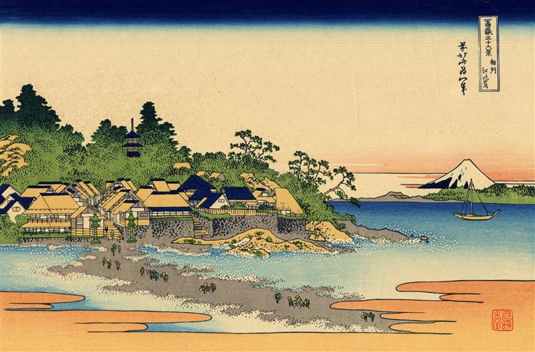 日本江户时代后期浮世绘画家葛饰北斋