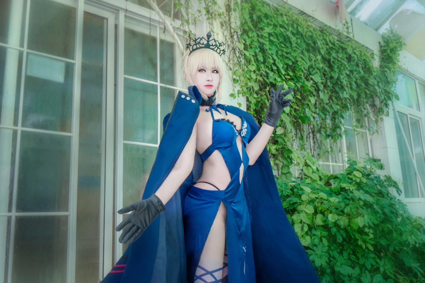 FateGrandOrder 黑saber cosplay