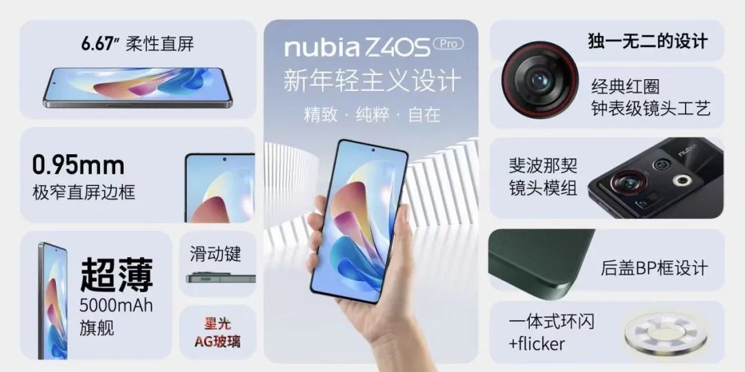 全新努比亚Z40S Pro正式发布，树立直屏旗舰新标杆
