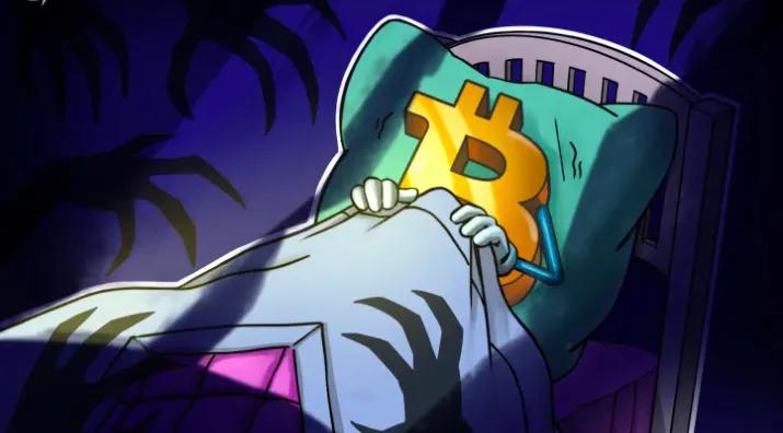 在比特币价格下跌 5% 之前，比特币“休眠”了 7 年多